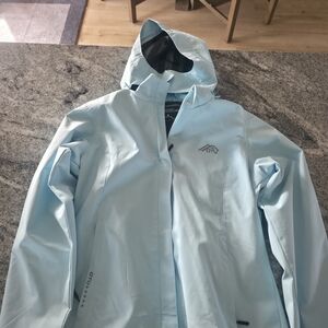 Light Blue Hooded Jacket